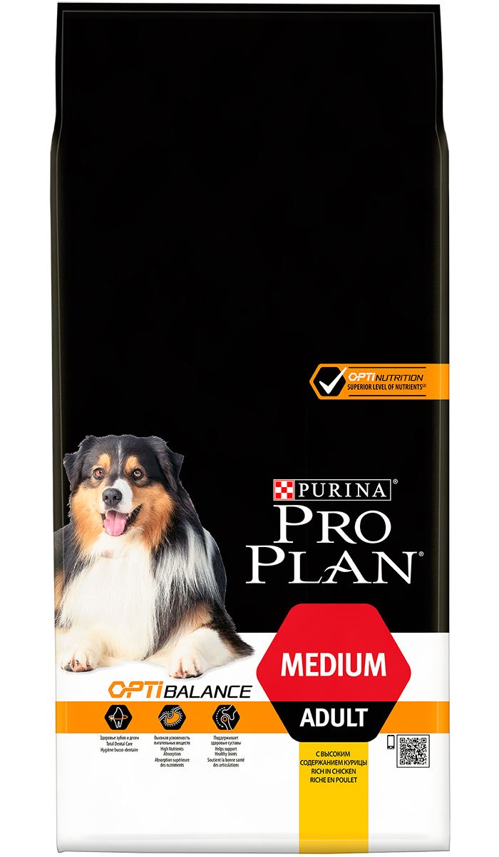 Сухой корм для собак Purina Pro Plan OPTIBALANCE курица