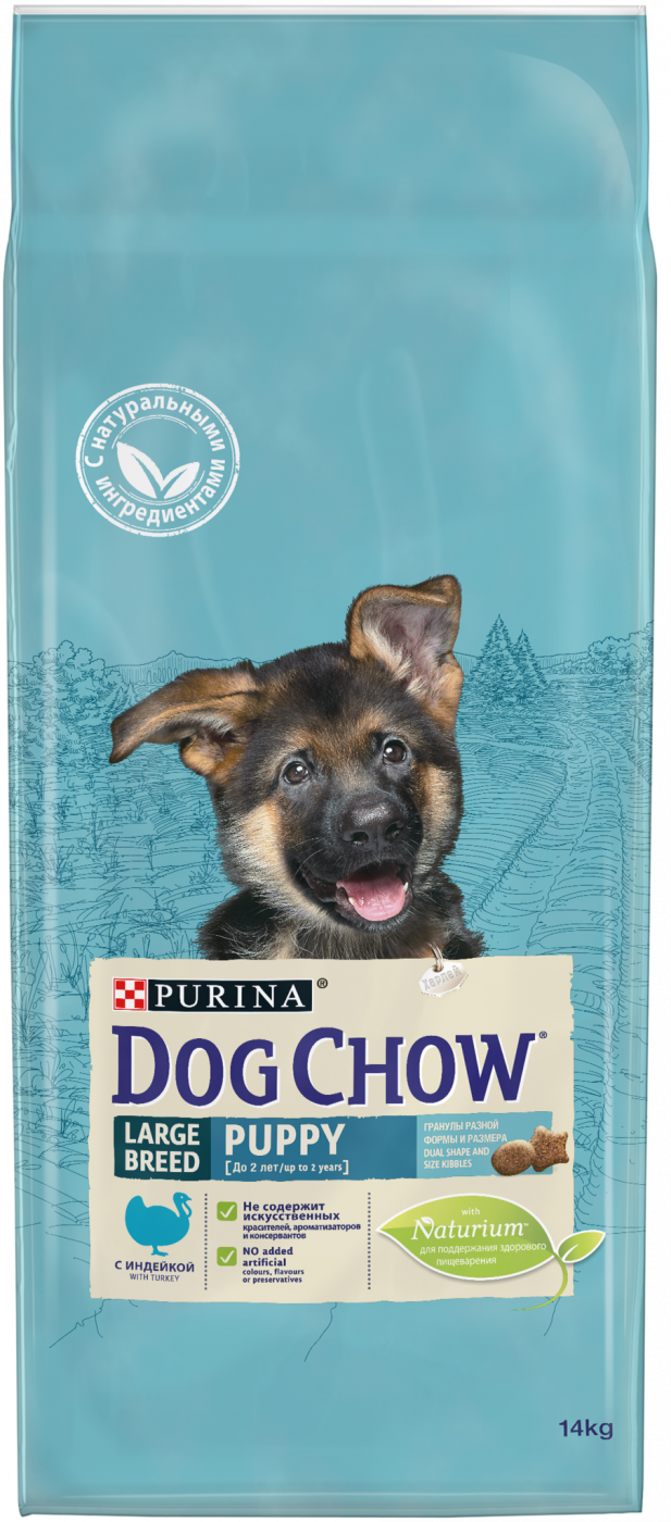 Dog Chow корм для щенков крупных пород
