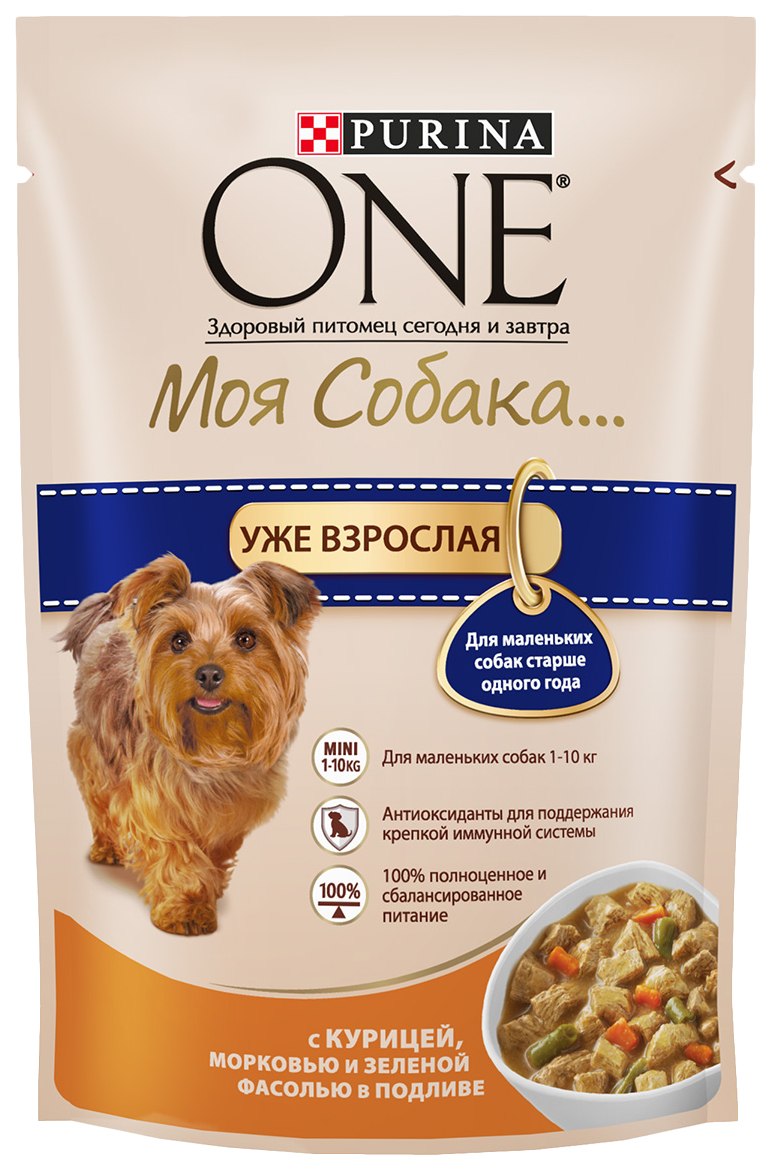 Purina one для щенков средних пород