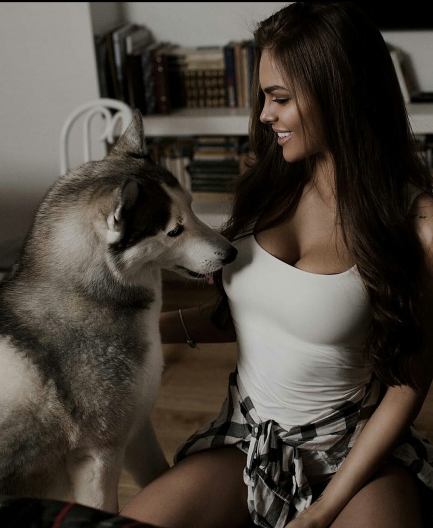 Телка 1 раз. Красивая девушка с собакой. Девушка и пес. Животные и женщины. Красивая хозяйка собаки.