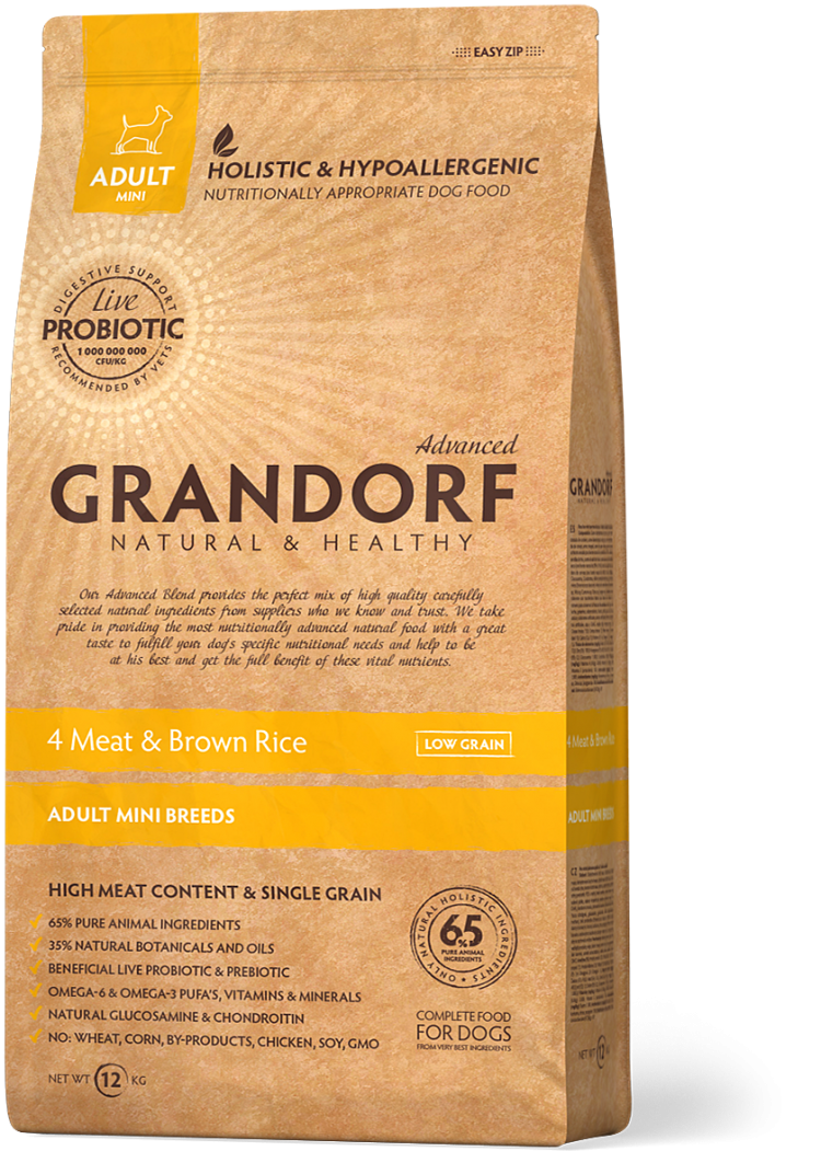 Grandorf Dog Maxi Lamb & Rice 12кг