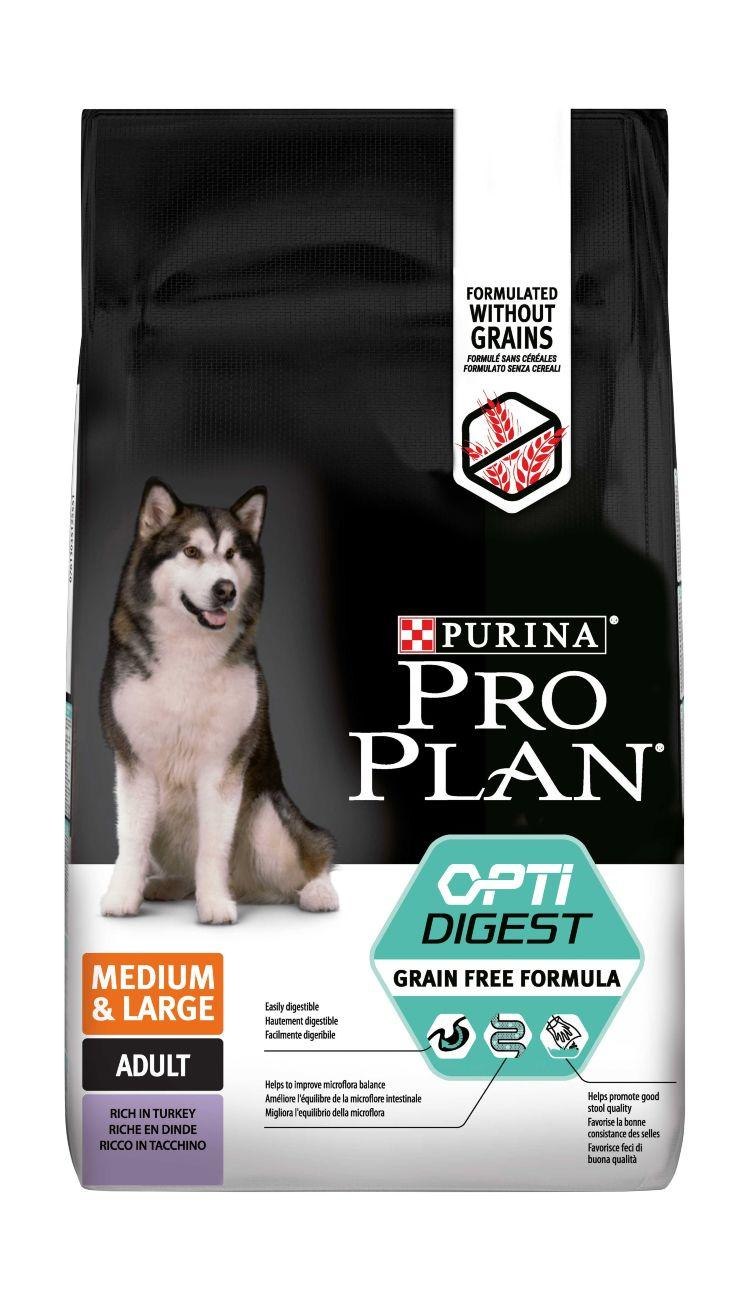 Корм для собак Purina Pro Plan OPTIDIGEST индейка 12 кг