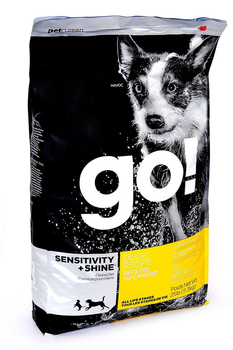 Корм go! Sensitivity+Shine для собак