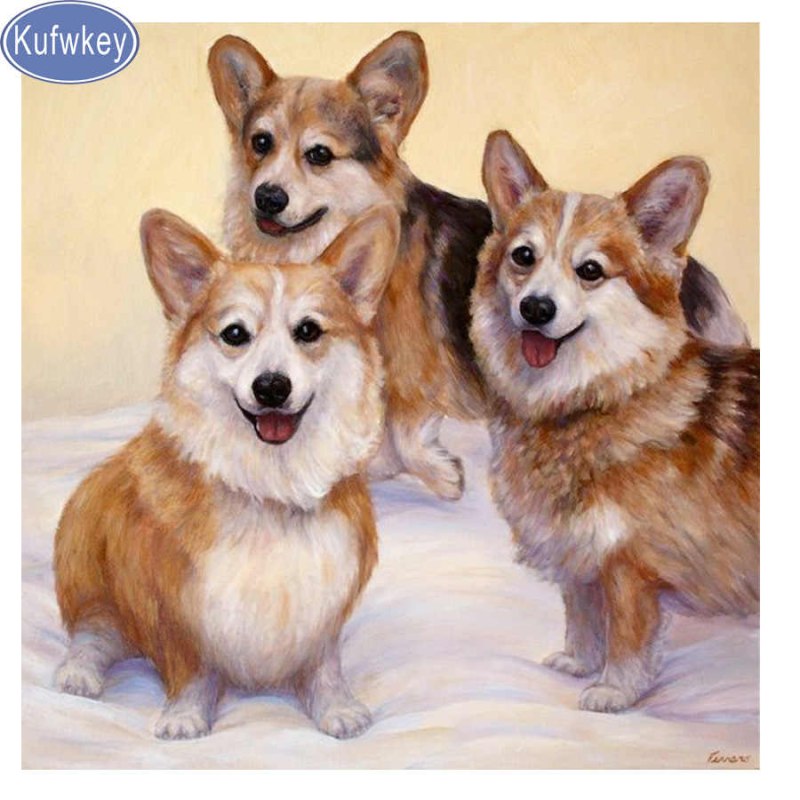 Забавные рисунки корги