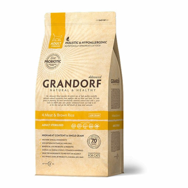 Grandorf 4 meat Brown Rice 12 кг