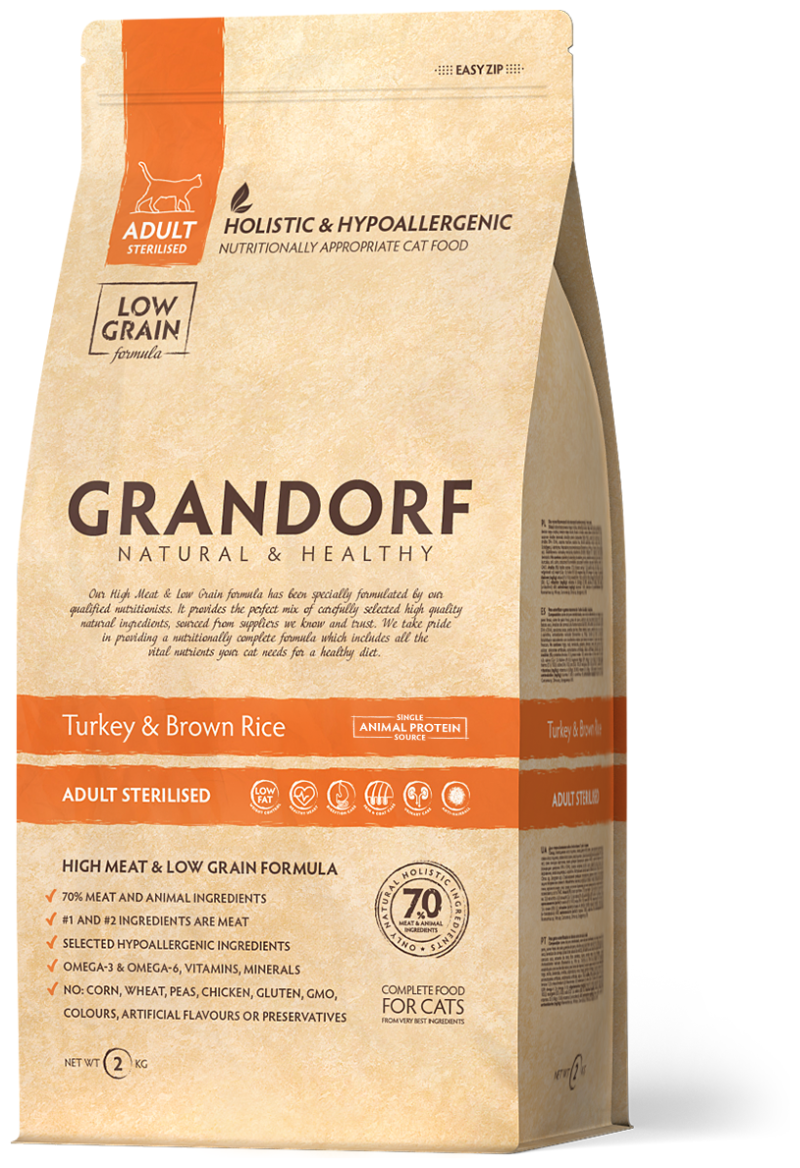 Grandorf Cat 4 meat&Rice Probiotic