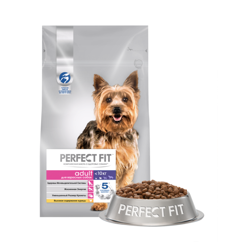 Корм для щенков perfect Fit курица 800г