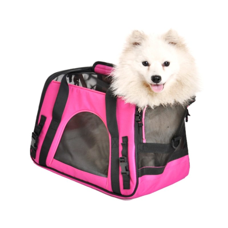 Jnpsds сумка-переноска для домашних животных Crocus-Life 644-Pink 41x20x27см