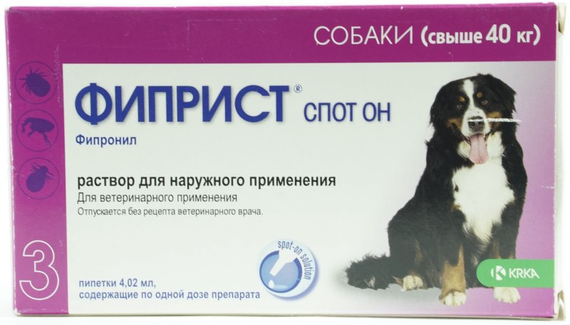 Капли от блох и клещей для собак инспектор