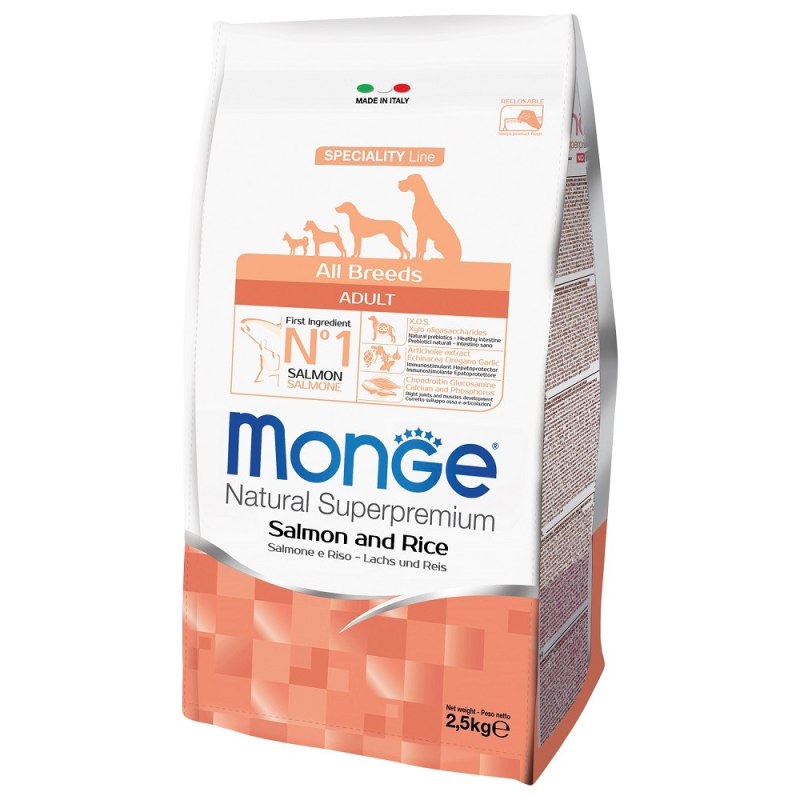 Monge корм для собак ягненок с рисом