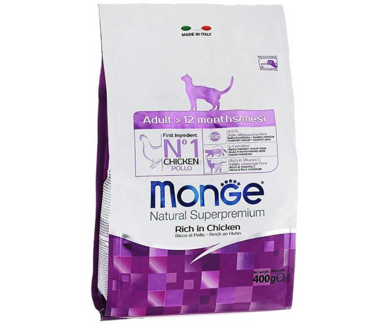 Monge Cat корм для взрослых кошек 400г