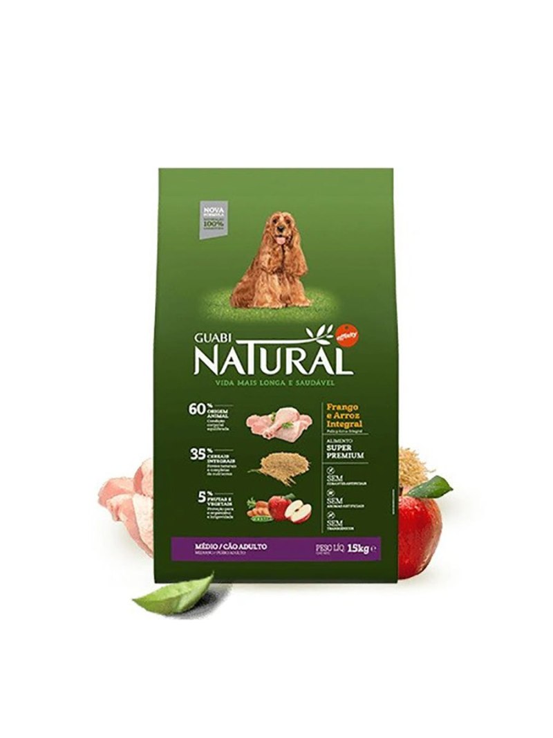 Корм для собак Guabi (15 кг) natural для щенков средних пород