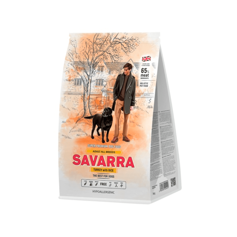 Корм для собак SAVARRA (12 кг) Adult all Breeds Dogs Lamb