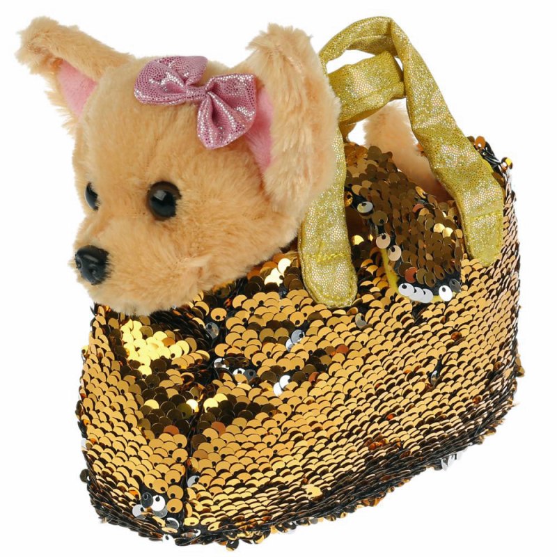 Собачка в сумочке "мой питомец" 15см 297160