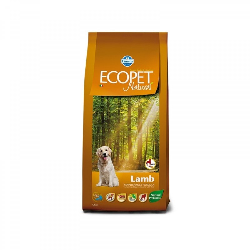 Ecopet natural Adult Mini ягненком 12кг