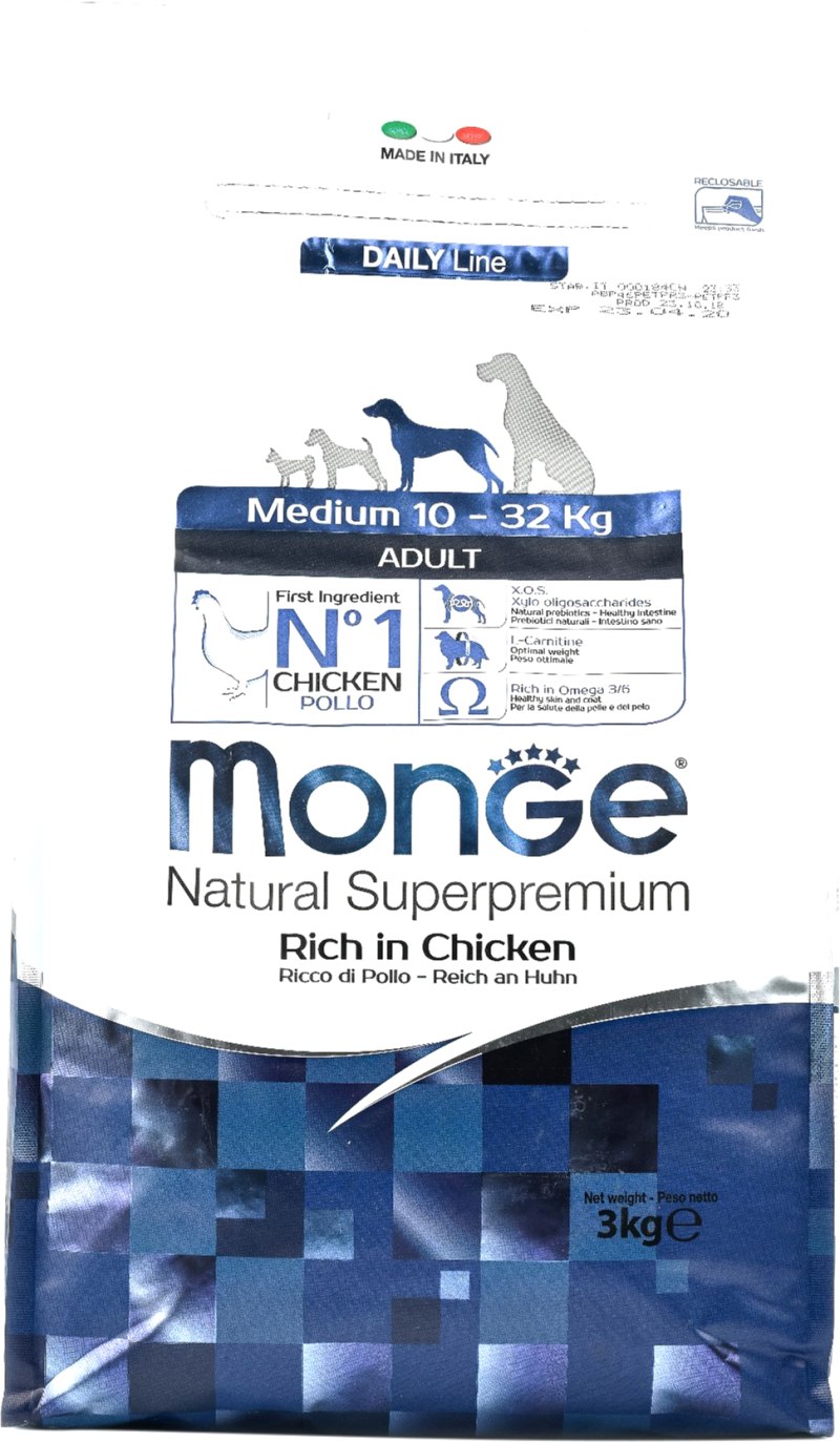Monge Dog Medium корм для щенков средних пород 800г