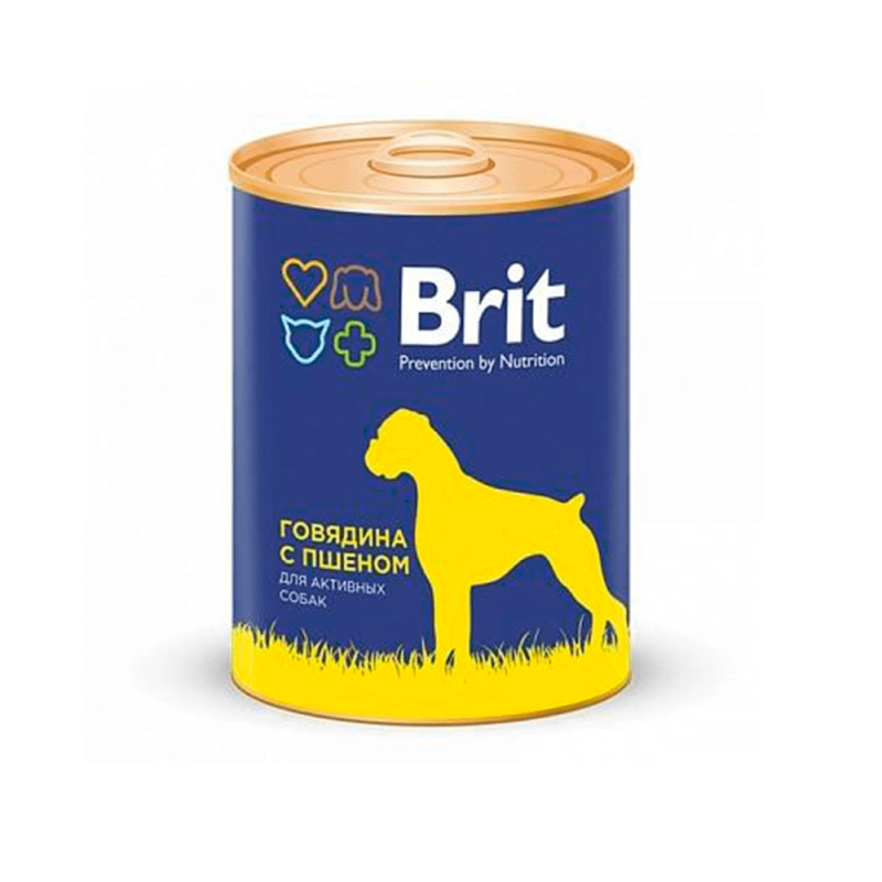 Корм для собак Brit говядина 850г