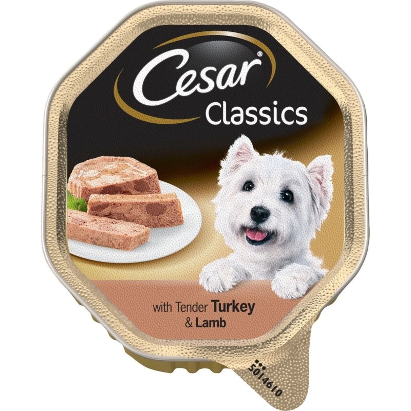 Корм для собак Cesar Classics курица, индейка 14шт. Х 150г