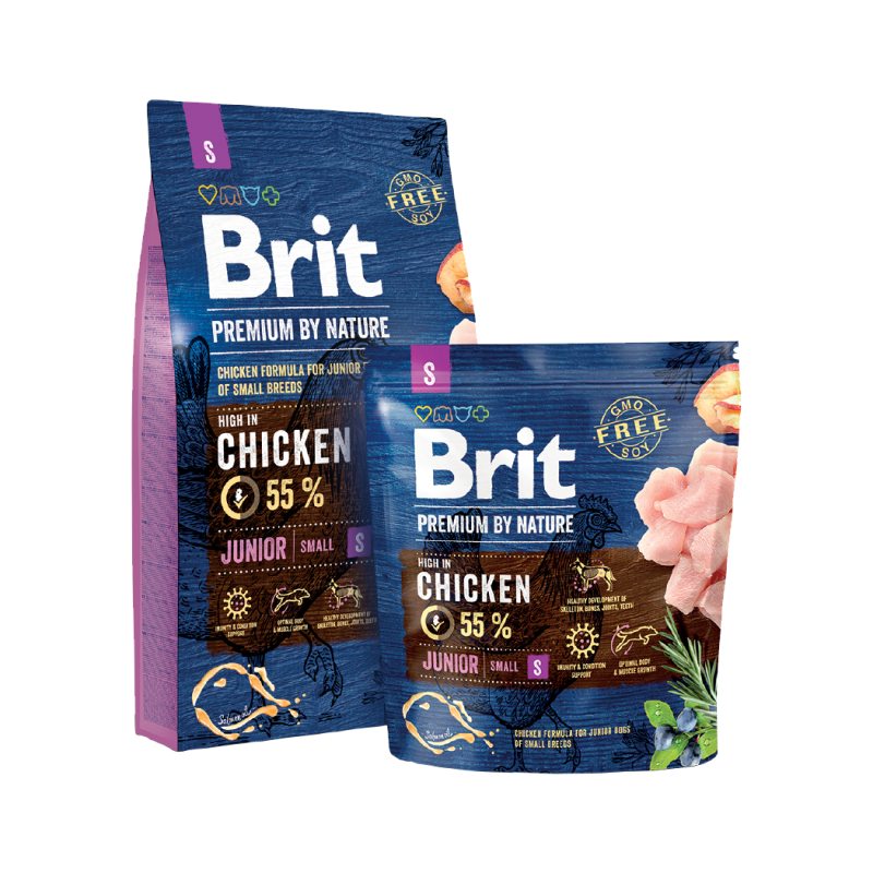 Корм для щенков Brit Premium курица 8 кг
