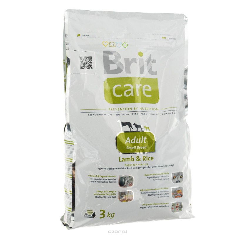 Brit Adult small корм для собак сухой