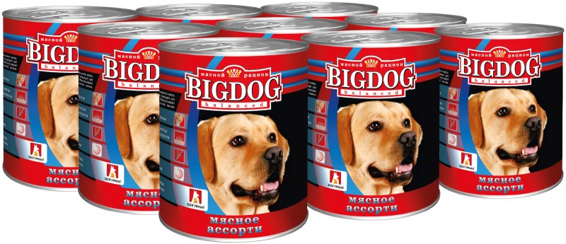 Зоогурман big Dog конс д/собак говядина с рубцом 850гр