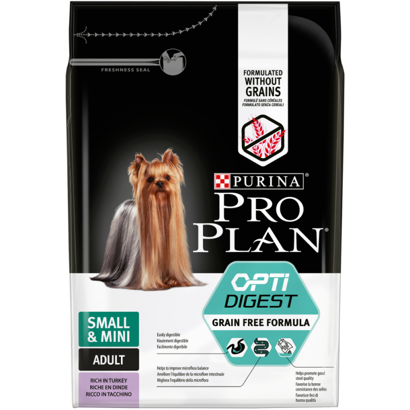 Корм для собак Purina Pro Plan OPTIDIGEST индейка 2.5 кг