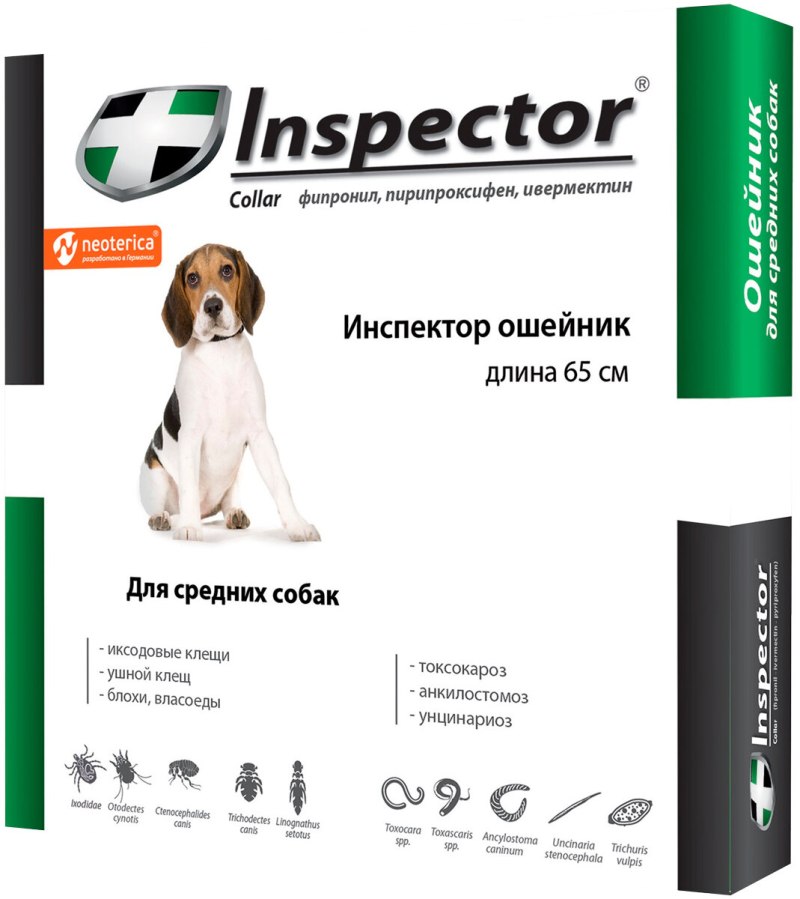 Инспектор таблетки от клещей для собак