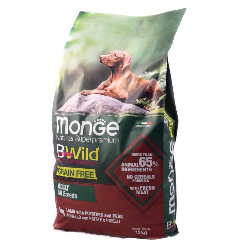 Monge Bwild 12 кг ягненок