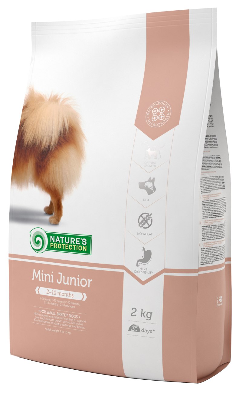 Nature’s Protection корм для щенков мелких пород (Mini Junior)