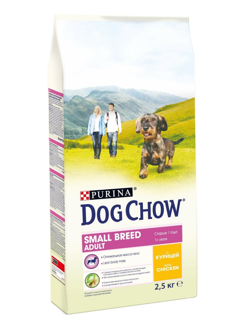 Purina Dog Chow 2,5кг. Adult корм для взрослых собак, курица