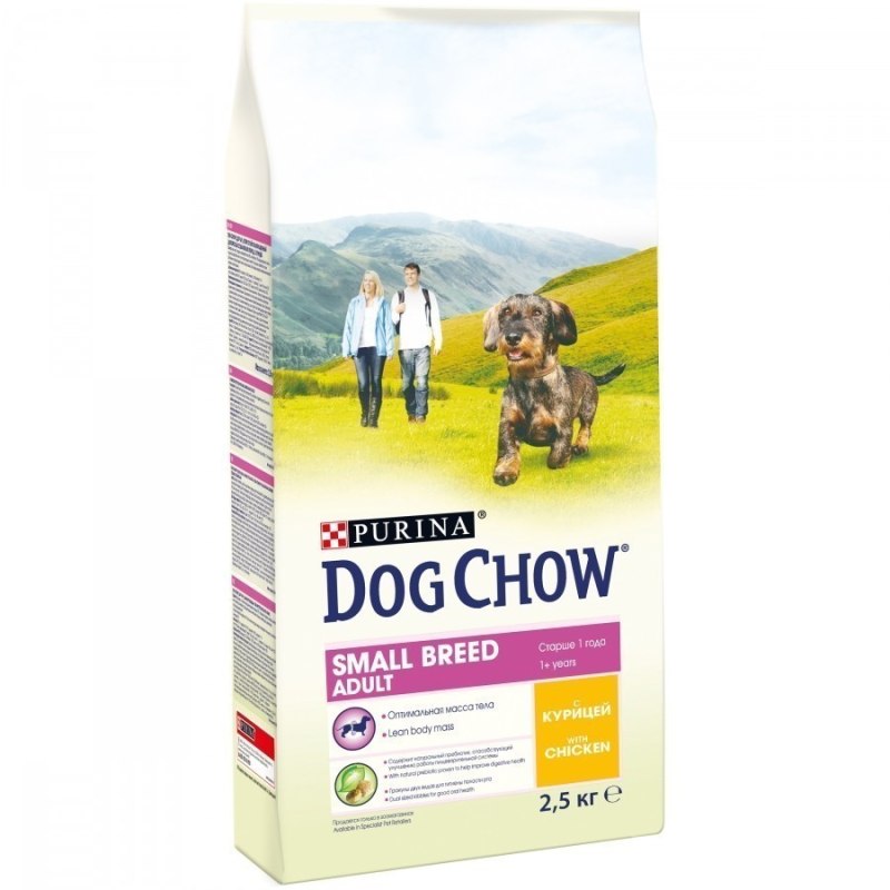 Purina Dog Chow 2,5кг. Adult корм для взрослых собак, курица