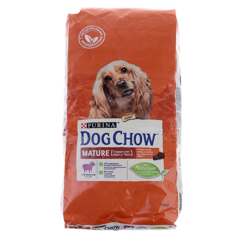 Dog Chow корм с ягненком 14 кг