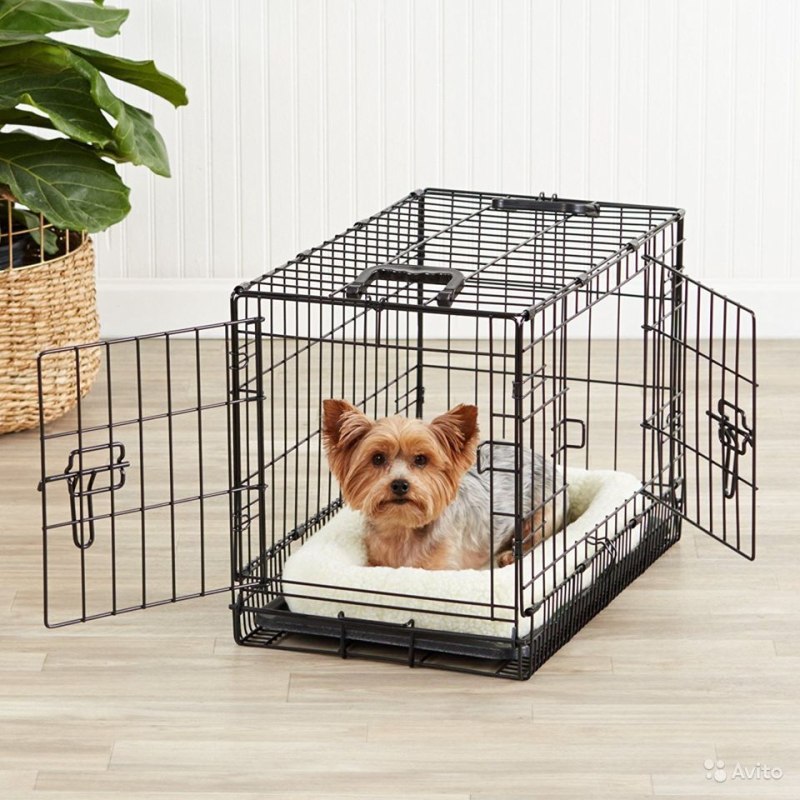 Клетка собак Double Door Dog Crate (61х53х46)