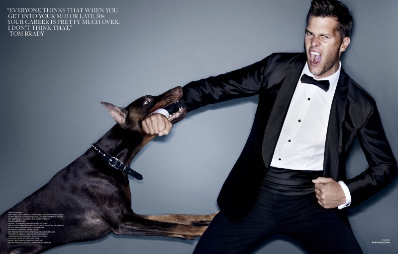 Mario Testino Доберман