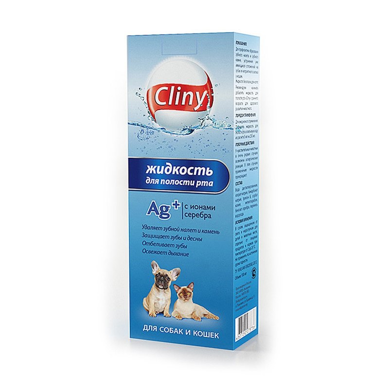 Жидкость для полости рта Cliny для кошек и собак