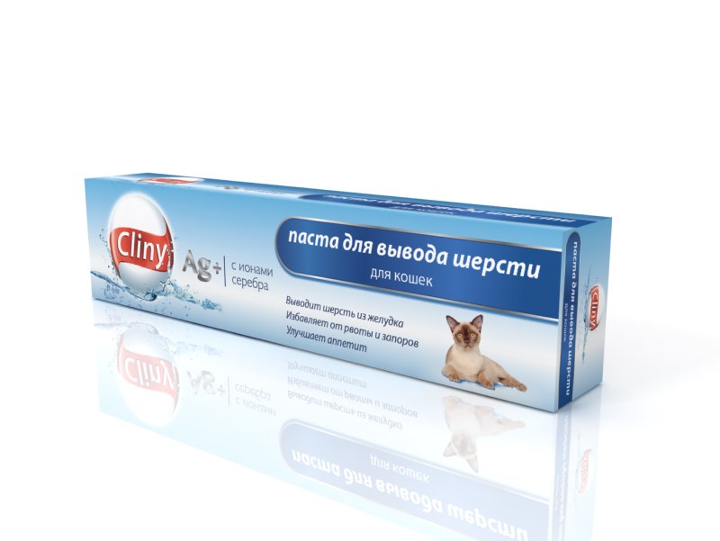 Cliny паста для вывода шерсти