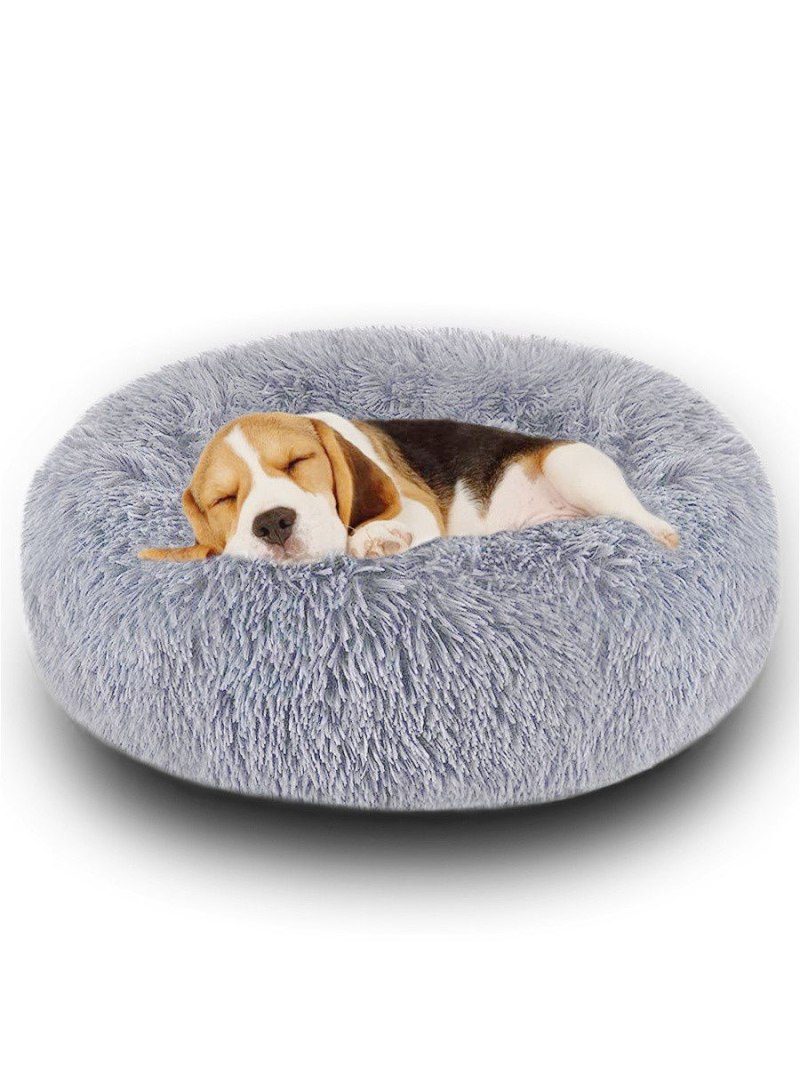 Лежак для собак Midwest QUIETTIME Faux fur Deluxe Bolster 137х94 см