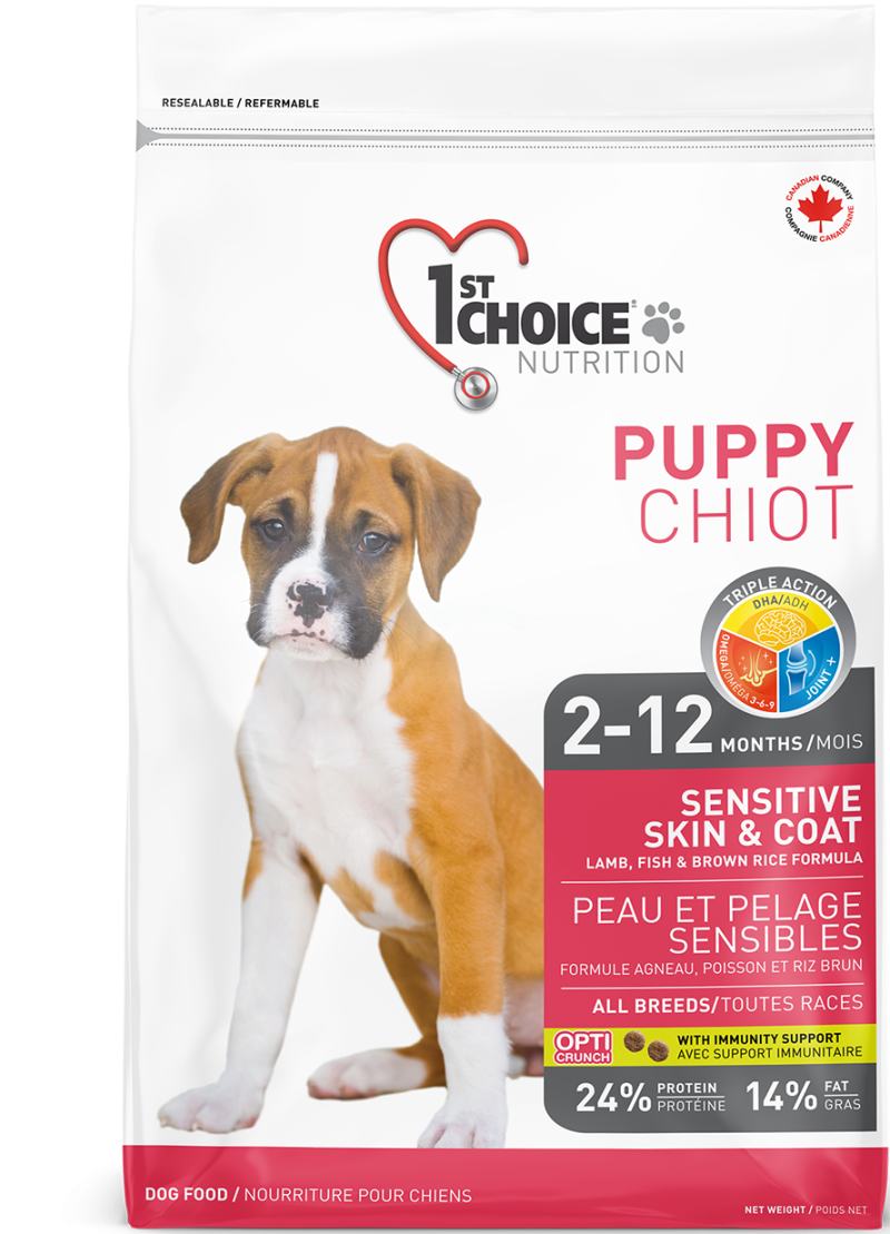 1st choice Dog Adult sensitive Skin & Coat Lamb Fish Brown Rice 20кг
