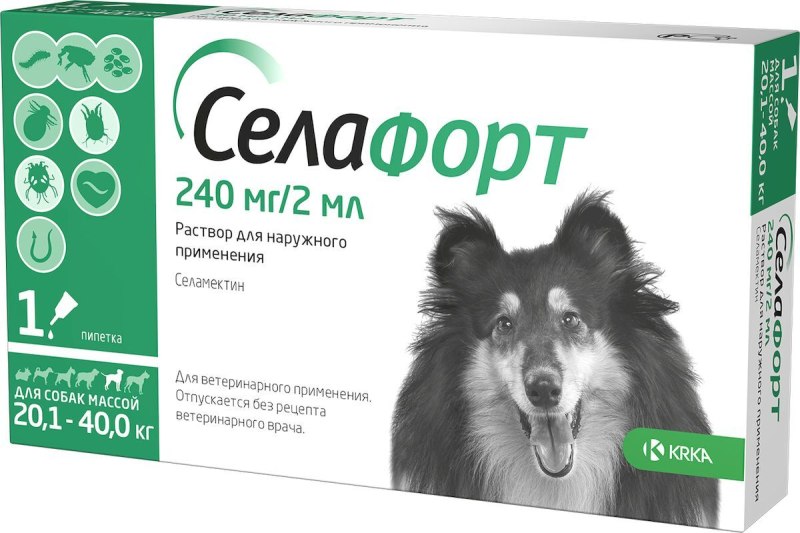 Килтикс ошейник д/средних собак, длина 48см,1шт./уп.(Байер)