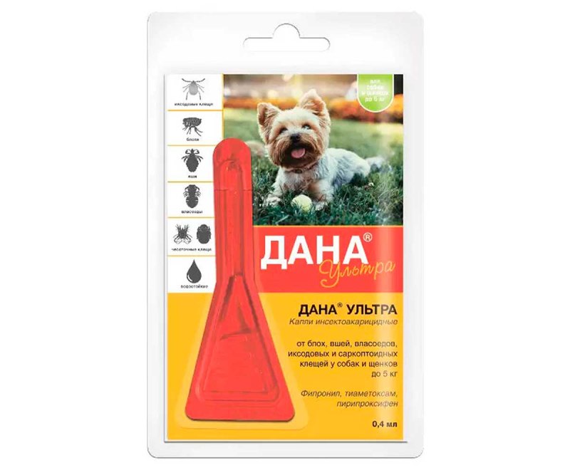 Адвантикс 100 д/собак от 4 до 10кг.,4х1,0мл.