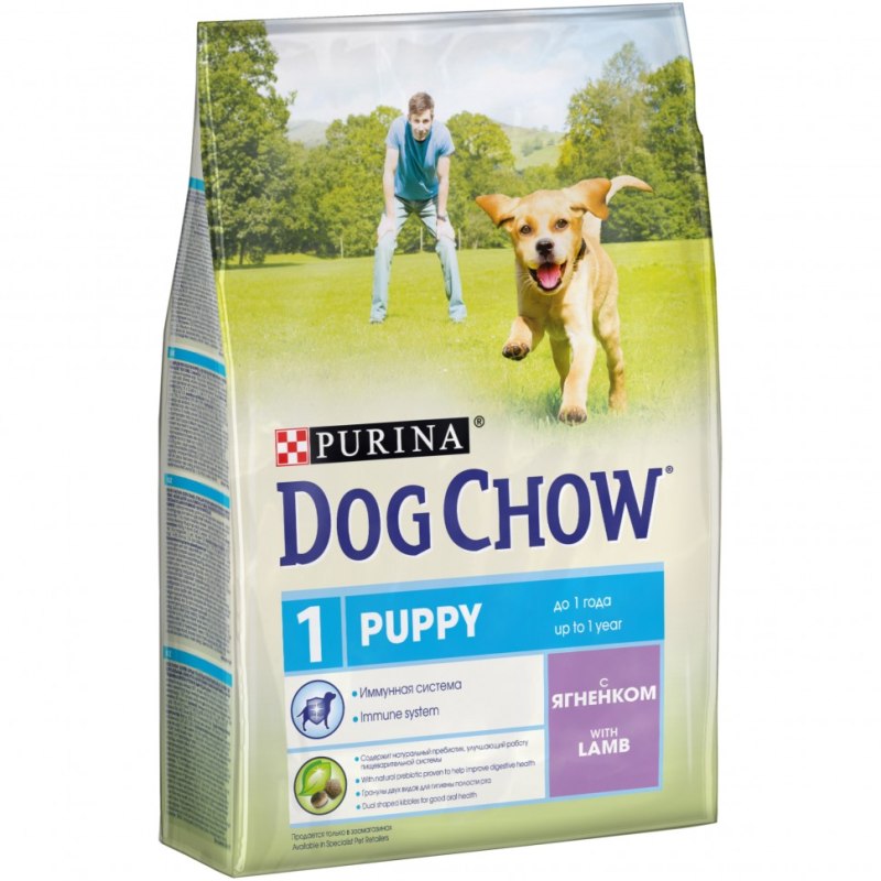 Корм для щенков Dog Chow ягненок 14 кг