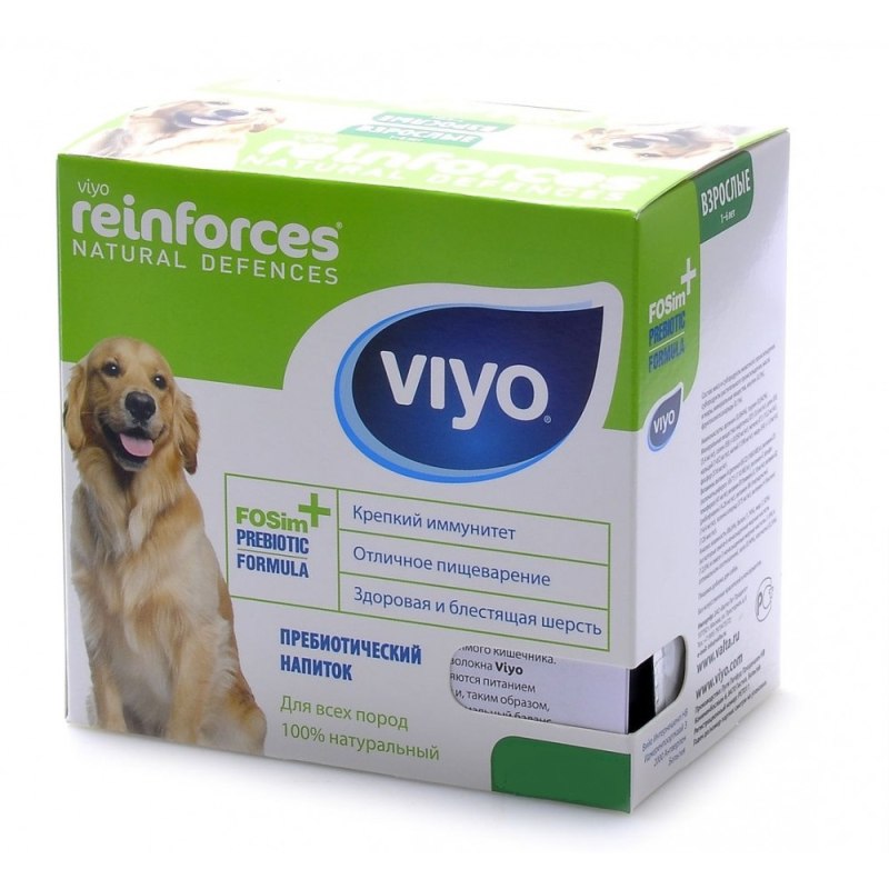 Viyo reinforces Dog Adult пребиотический напиток для взрослых собак 7х30 мл.