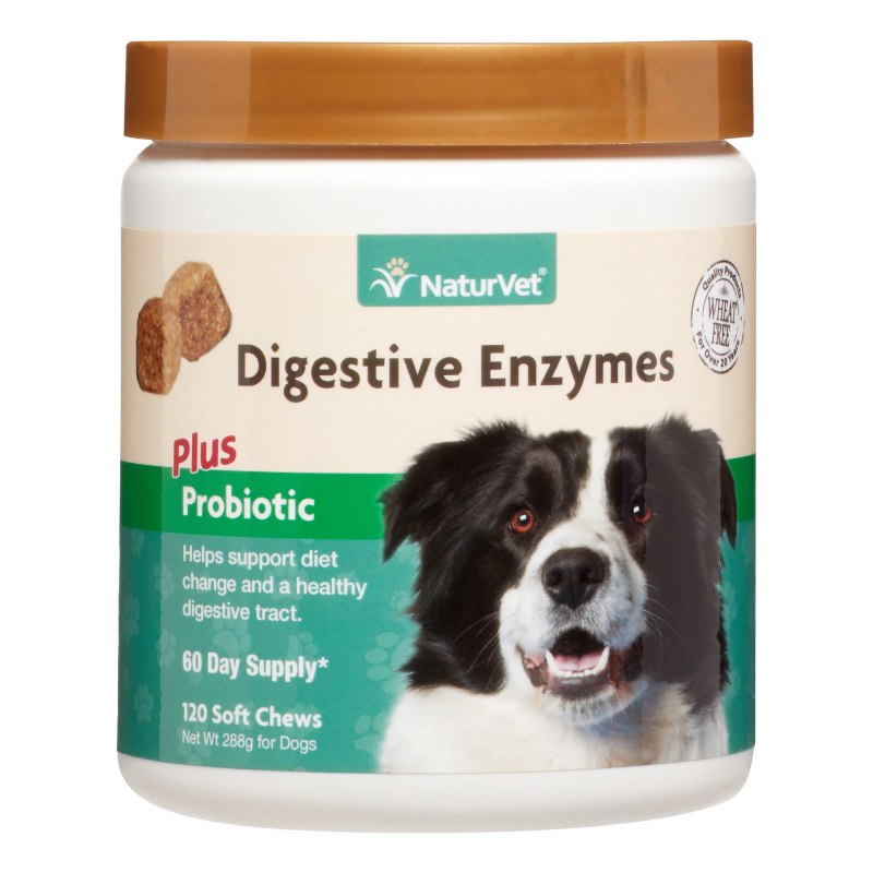 Добавка в корм NATURVET Digestive Enzymes + Probiotic Soft Chew