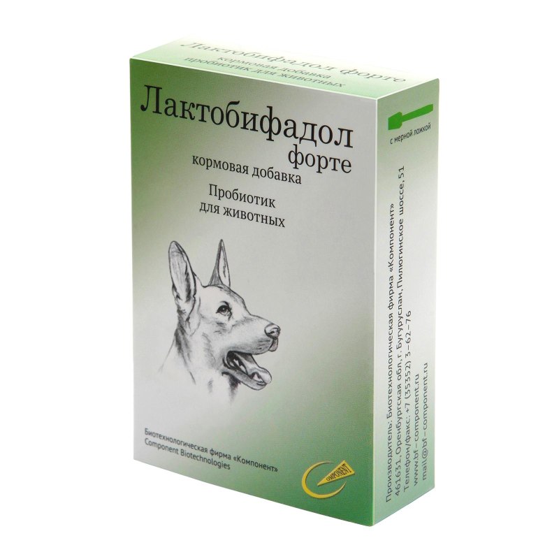 Лактобифадол форте для собак уп. 50г