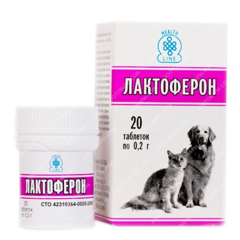 Таблетки для животных Лактоферон