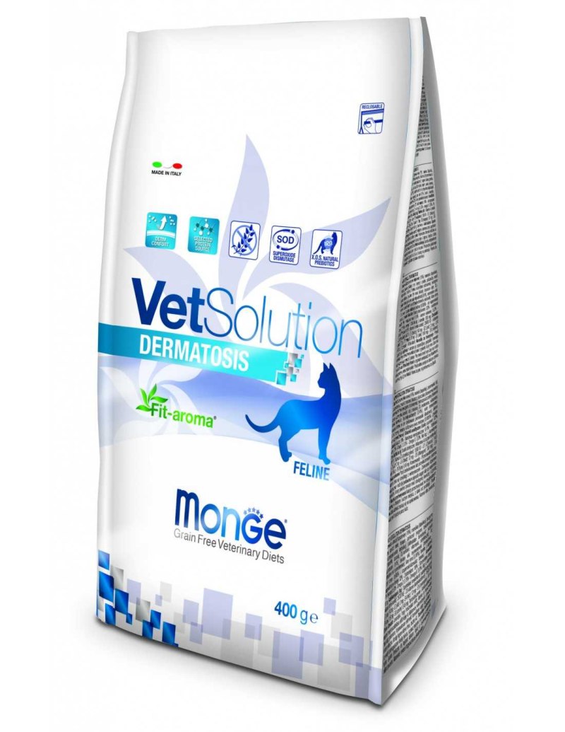 Monge VETSOLUTION Cat dermatosis диета для кошек Дерматозис 1,5 кг