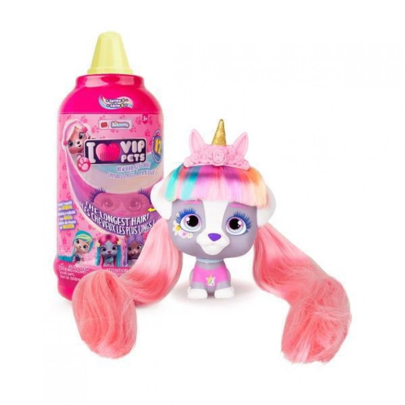 Фигурка IMC Toys VIP Pets, модные щенки 12 видов в коллекции, 9 шт в дисплее
