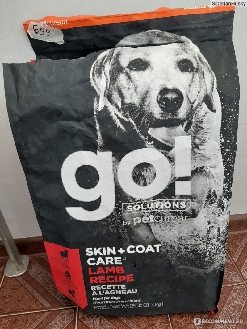 Корм go для собак хаски