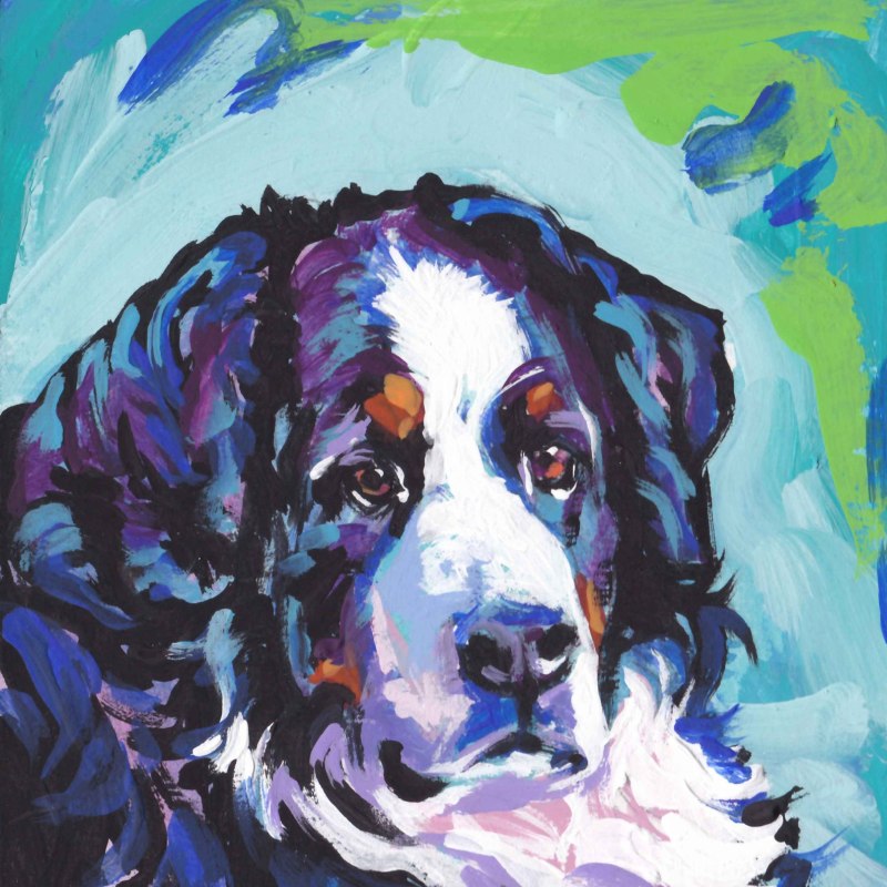 Bernese Mountain Dog Art