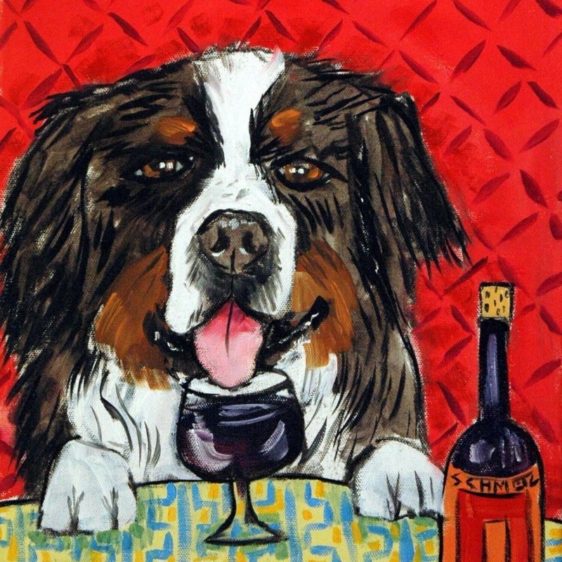Bernese Mountain Dog Art